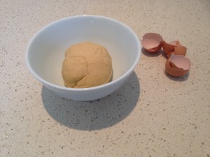 Pasta dough - ready to rest